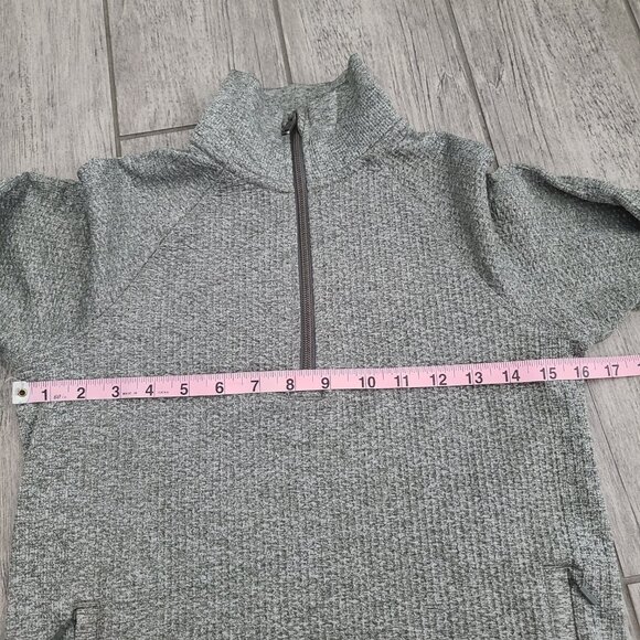 Lululemon Engineered Warmth Half Zip Pullover Grey Size 4 - Picture 6 of 11